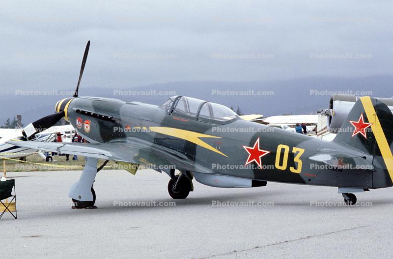 Yakovlev Yak-9, single-engine fighter aircraft, WWII Warbird