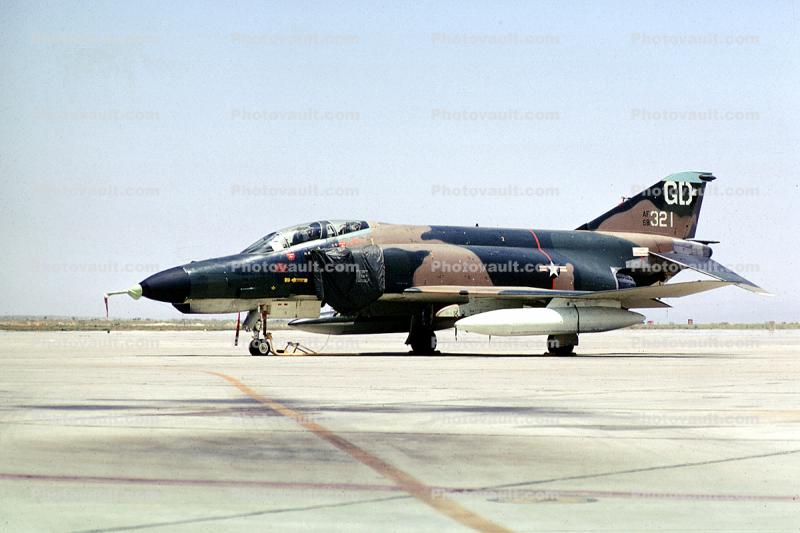 321, USAF, McDonnell Douglas RF-4 Phantom