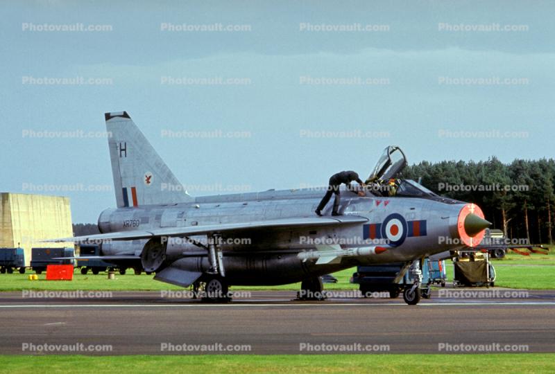 XR760, English Electric (BAC) Lightning, XR-760, RAF