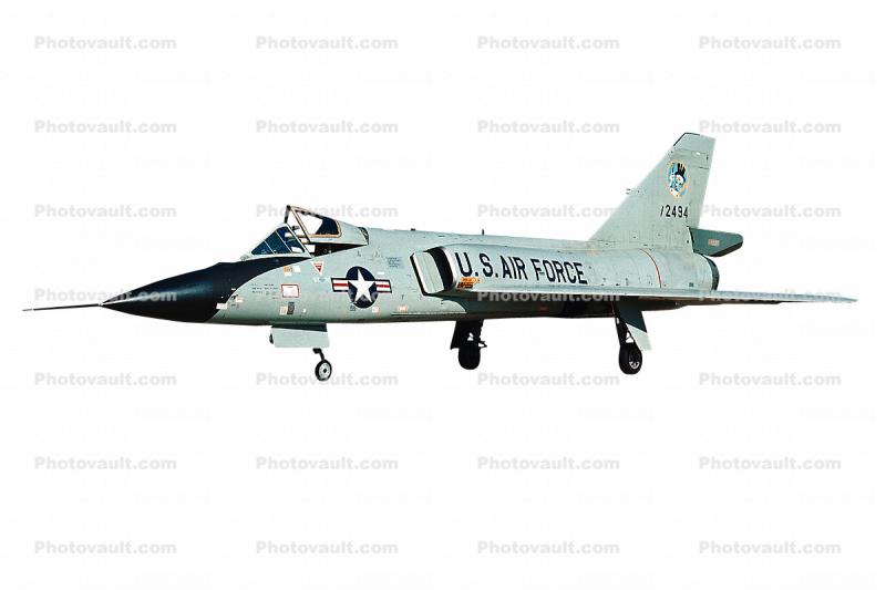 Convair F-106 Delta Dart, 72494, photo-object, object, cut-out, cutout