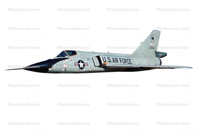 Convair F-106 Delta Dart, 72494, photo-object, object, cut-out, cutout