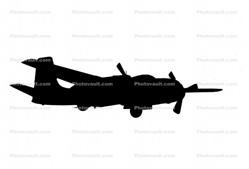 A-26 Invader silhouette, logo, shape
