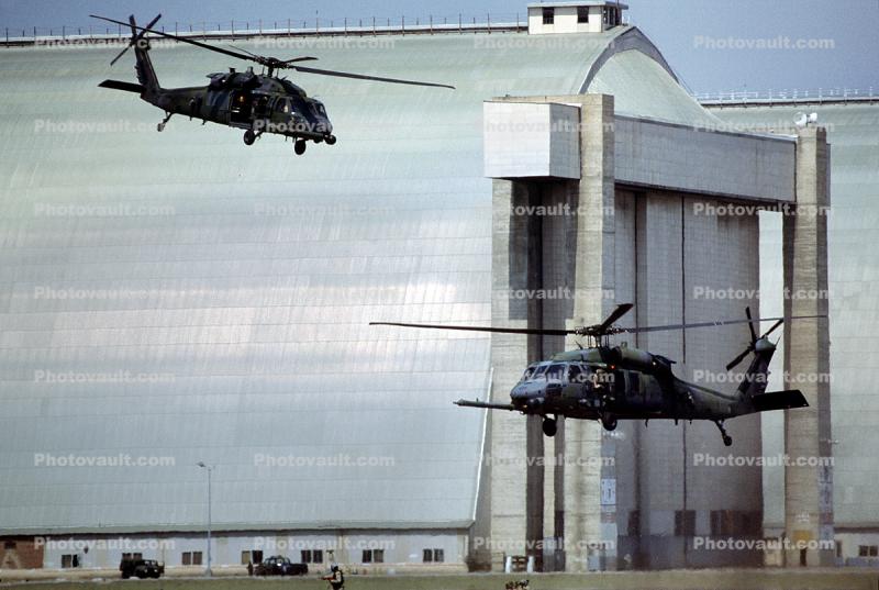 Sikorsky SH-60 Blackhawk, airborne, flight, flying, Moffett Field