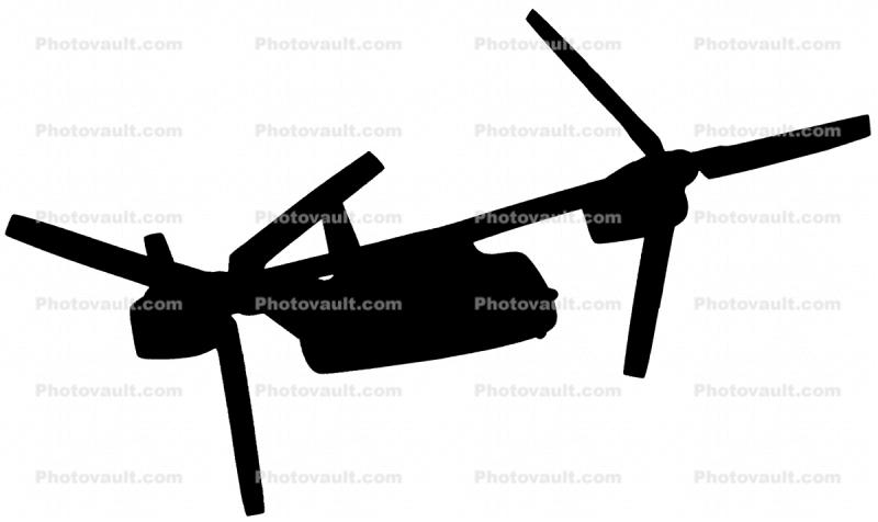 V-22 Osprey Silhouette, logo, shape