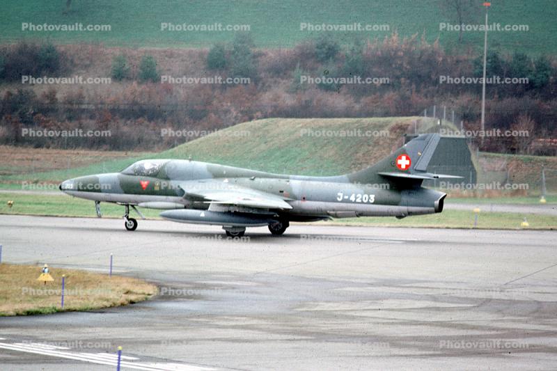 J-4203, 203, Hawker Hunter, Swiss Air Force