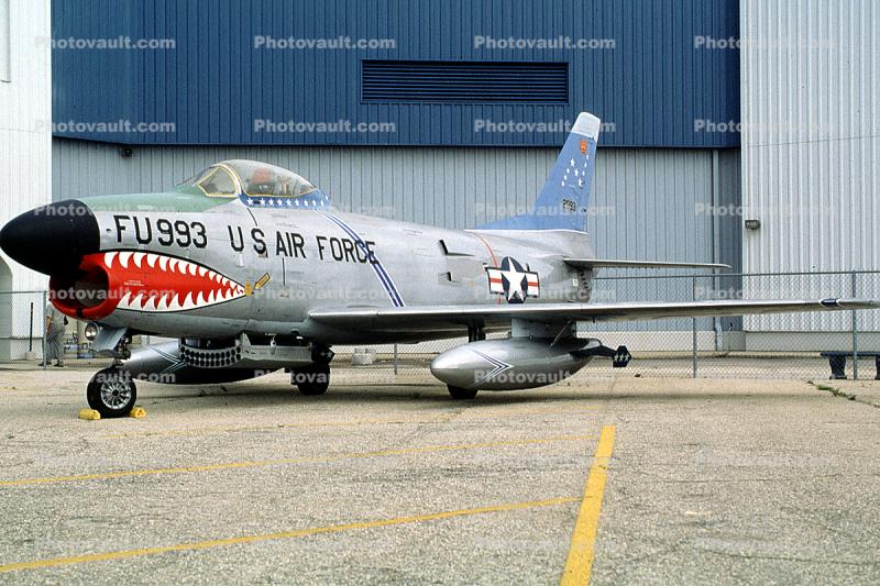 F-86D Sabre Dog, FU-993, Mobile, Alabama, USAF