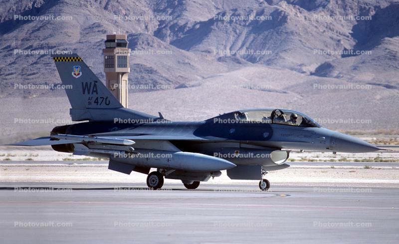 91470, Nellis Air Force Base, F-16B