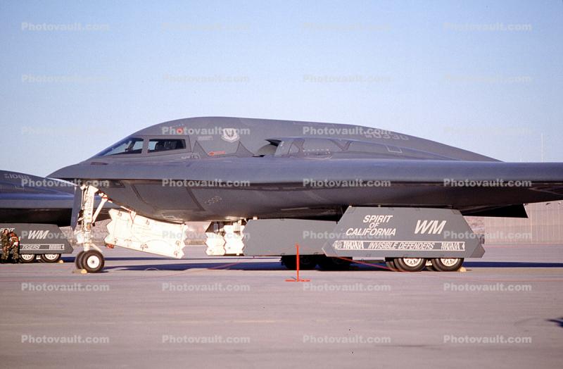 88-0330, Spirit of California, B-2 Stealth Bomber, Nellis Air Force Base