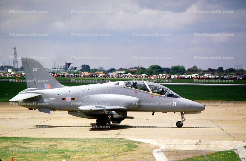 XX317, Hawker Siddeley Hawk T.1A, Royal Air Force, RAF, Hawk Trainer, United Kingdom