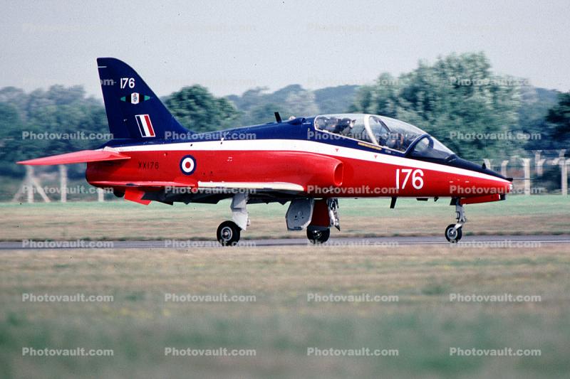 XX176, 176, Hawker Siddeley Hawk T.1, Royal Air Force, RAF, Hawk Trainer / Light Combat Aircraft, United Kingdom