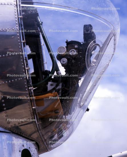 Norden bombsight, nose of a B-17 Flyingfortress