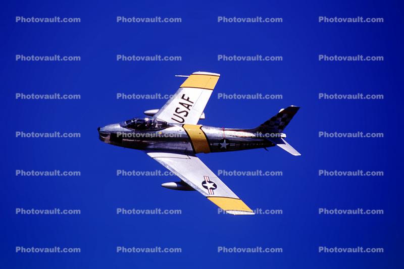 F-86 Sabre, USAF, milestone of flight