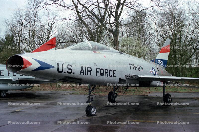 FW-871, 41871, North American F-100D Super Saber, USAF