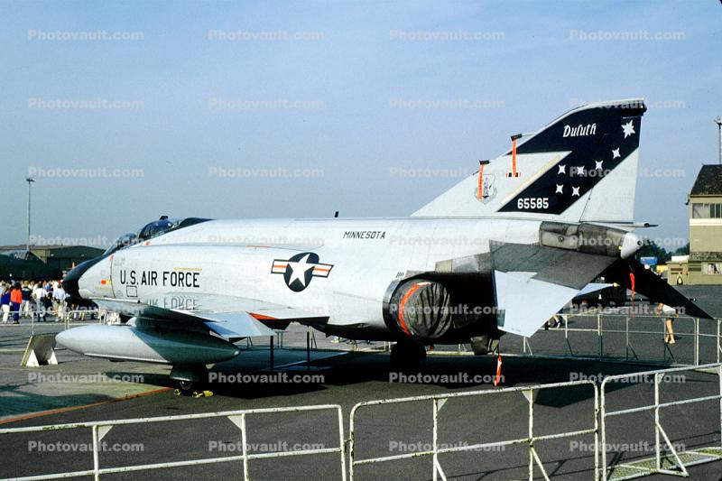 65585, USAF, McDonnell Douglas F-4 Phantom, Minnesota ANG
