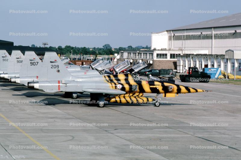 208, Northrop F-5A Tiger, Royal Norwegian Air Force, Norway, 907, 908, 902