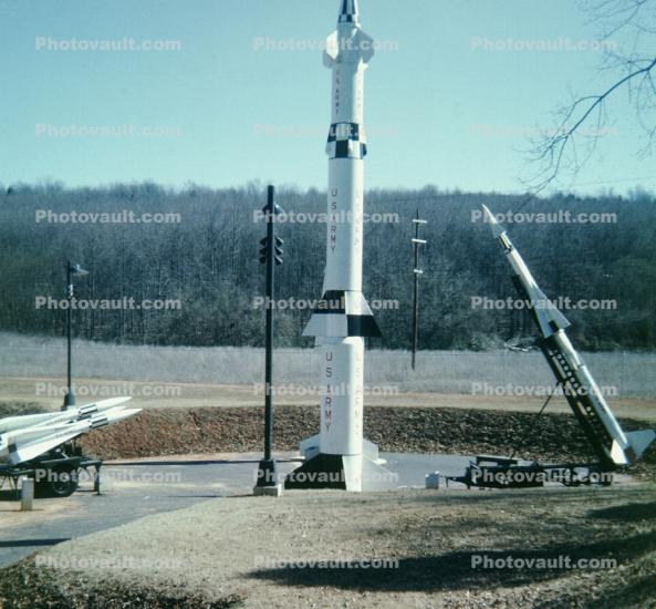 Missile display, Huntsville, Alabama