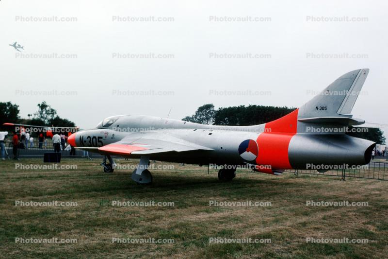 N-305, Hawker Hunter T7, Jet Fighter, Royal Netherlands Air Force, Dutch