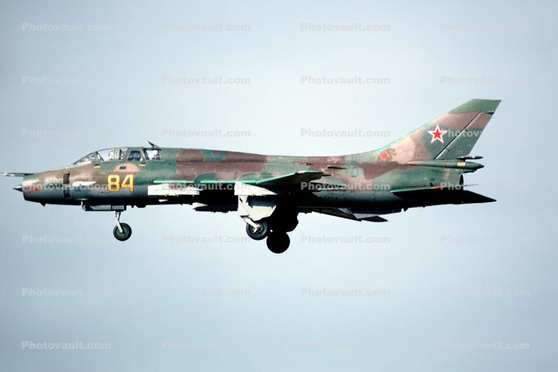 84, MiG-21, Jet Fighter, USSR Air Force, Red Star