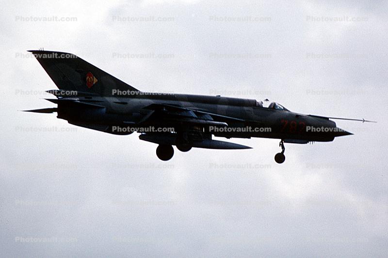 782, MiG-21, Jet Fighter, East German Air Force, Air Forces of the National People's Army