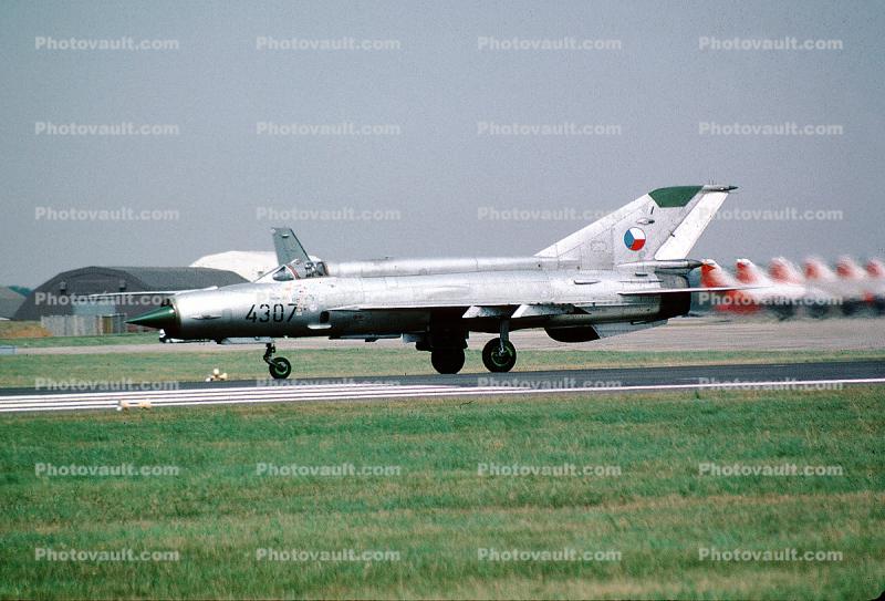 4307, MiG-21, Jet Fighter, Czech Air Force