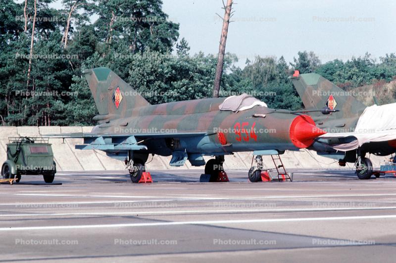 954, MiG-21, Jet Fighter, East German Air Force, Air Forces of the National People's Army
