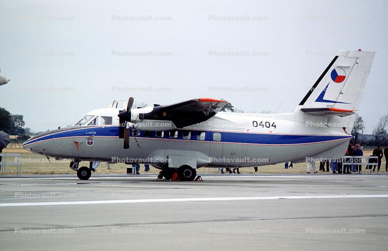 0404, Let L-410MA Turbolet, Slovakia Air Force, twin-engined short-range transport aircraft, Slovak