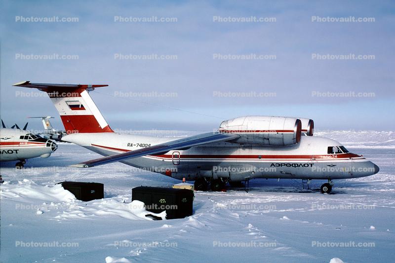 RA-74004, Russian Aircraft, Antonov An-74, April 1995, milestone of flight