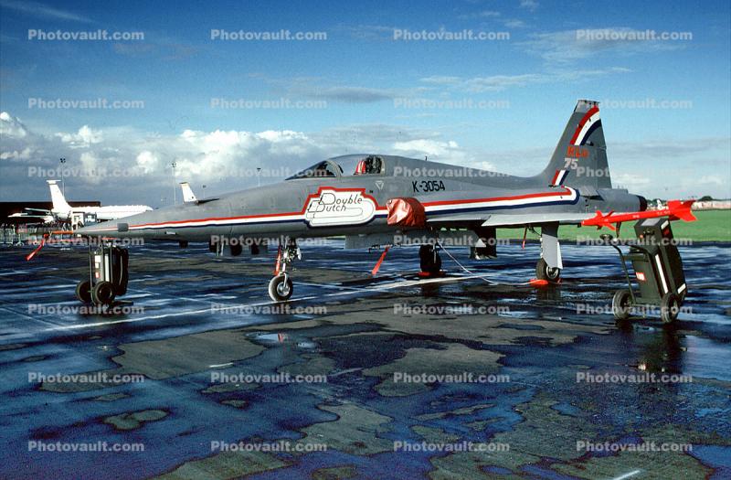 Canadair NF-5A Freedom Fighter, KLU 75, Double Dutch, Jet Fighter, Missile