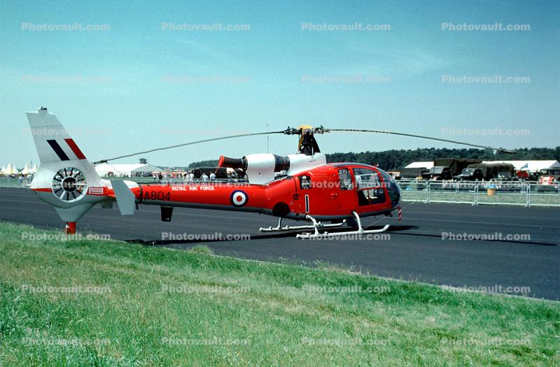 ZA804, Westland Aerospatiale Gazelle SA341D HT-3, Helicopter, RAF