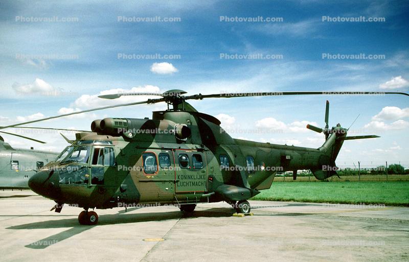 S-458, Eurocopter AS532U2 Cougar, Helikopter, super puma, Koninklijke Luchtmacht, Royal Netherlands Air Force, Dutch, Holland