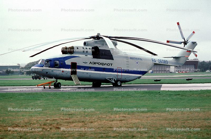 RA-06089, Rostvertol, Mil Mi-26, Russian Heavy lift cargo helicopter