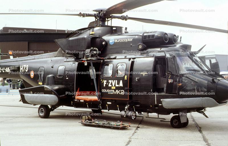 F-ZVLA, Eurocopter EC725, Cougar MK2, single Rotor, H73, French Air Force