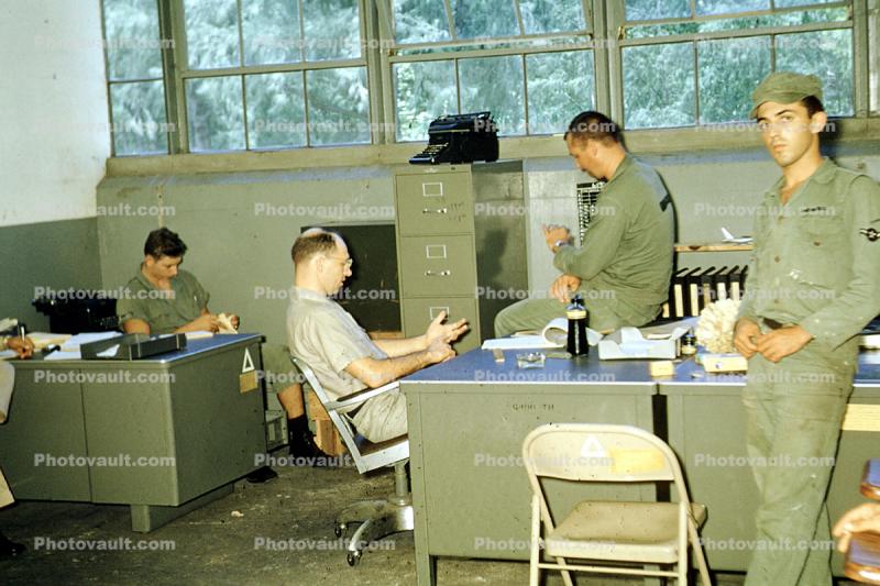 Office, Administration, Midway Island NAS, 1950s