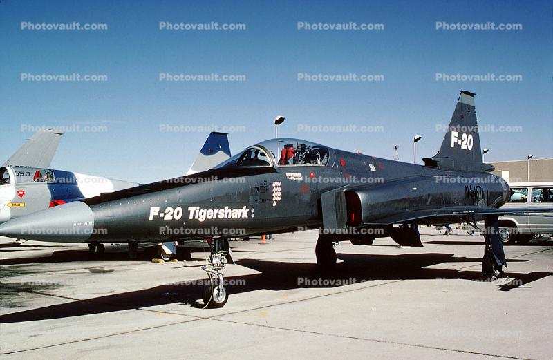 N44671, Northrop F-20 Tigershark, EDW, October 1984, 1980s