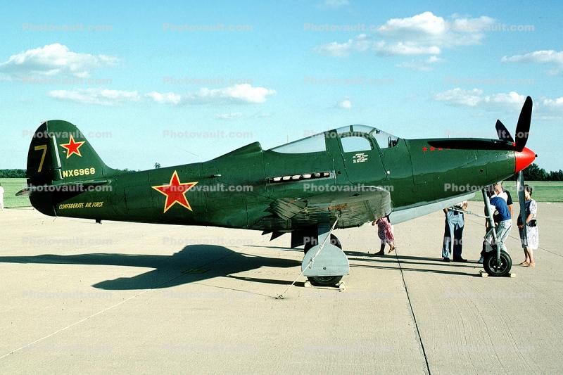 NX6968, Bell P-39 Aircobra, Russian Air Force, 21N2, milestone of flight, Roundel