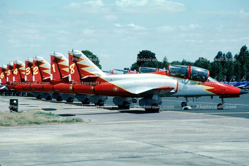 Patrulla Aguila, CASA C-101 Aviojet E, Spanish Air Force, aerobatic display team, Spain