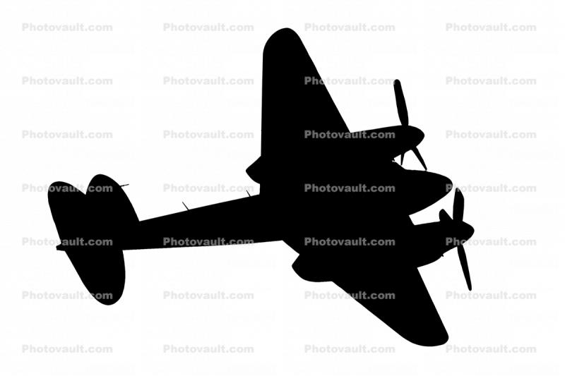 De Havilland DH98 Mosquito T.3 silhouette