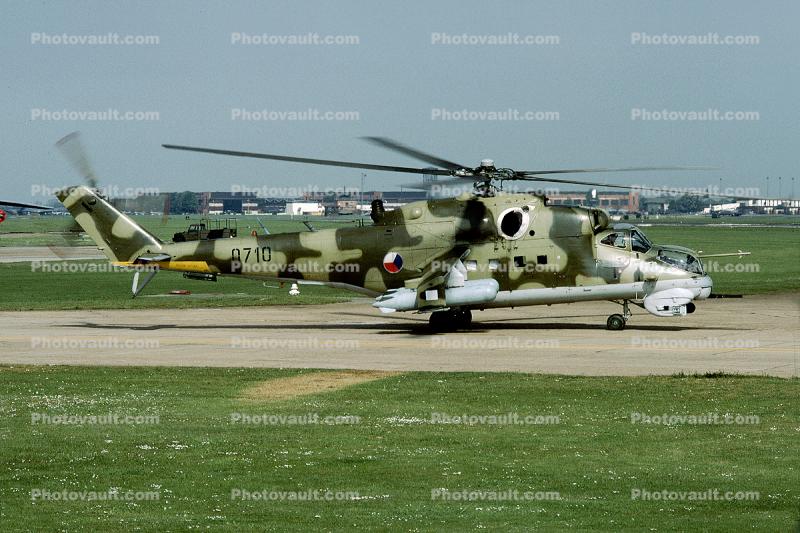 0710, Mil Mi-24, Russian, Attack Helicopter, Single Rotor