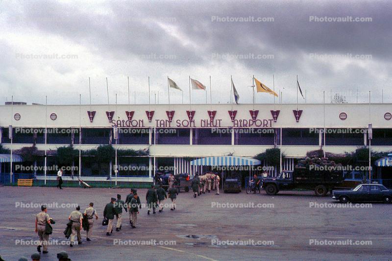 Airport, Saigon, Vietnam, 1960s, Vietnam Nam War