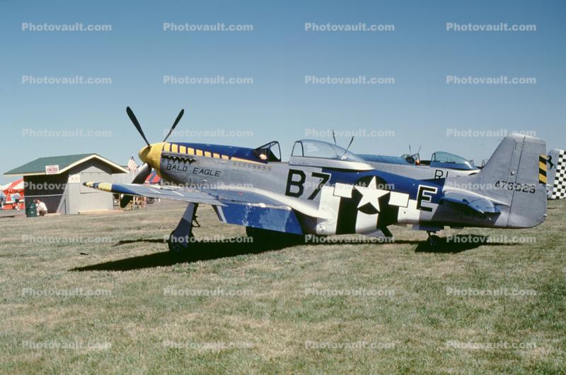 473029, P-51D, D-Day Invasion Stripes, Identification Markings