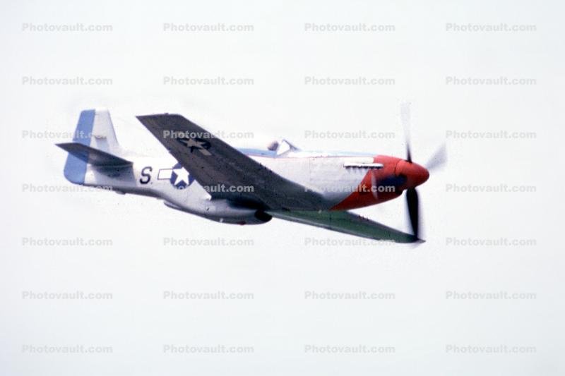 P-51D, spinning prop, propeller