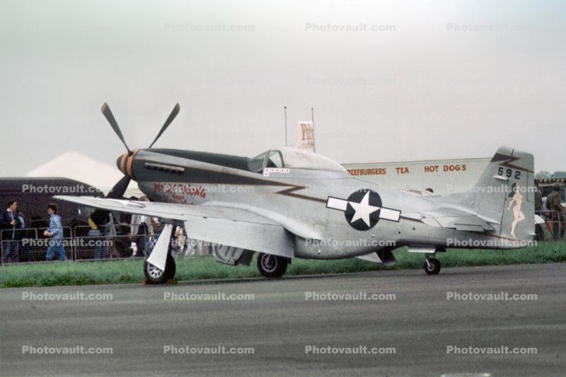 P-51D, tailwheel