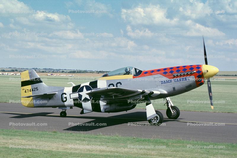 474425, P-51D, D-Day Invasion Stripes, Identification Markings