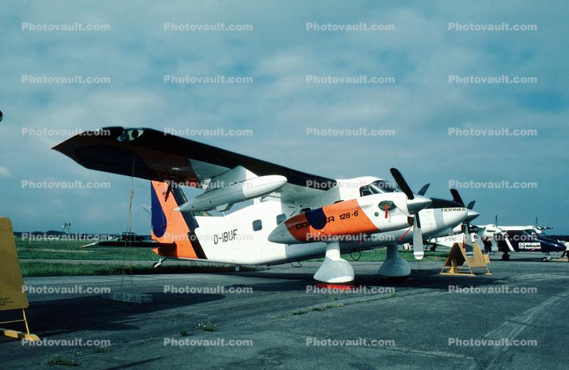 D-IBUF, Dornier Do-128-6 Turbo Skyservant, Dornier Do 128, Farnborough (FAB / EGLF), September 1980 