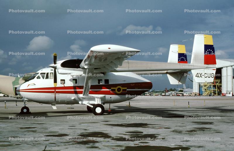 4X-CUG, IAI Arava, Twin Engine Propeller Transport Plane, light STOL utility transport aircraft