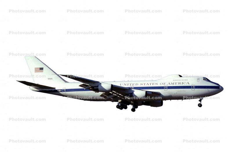 50125, Boeing E-4B Nightwatch Doomsday Plane, United States Air Force Photo-object, cut-out, USAF