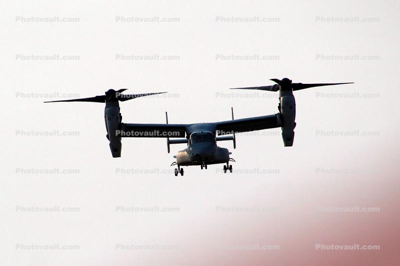 MV-22 Osprey in flight head-on