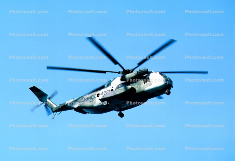 Sikorsky CH-53, 482, airborne, flight, flying
