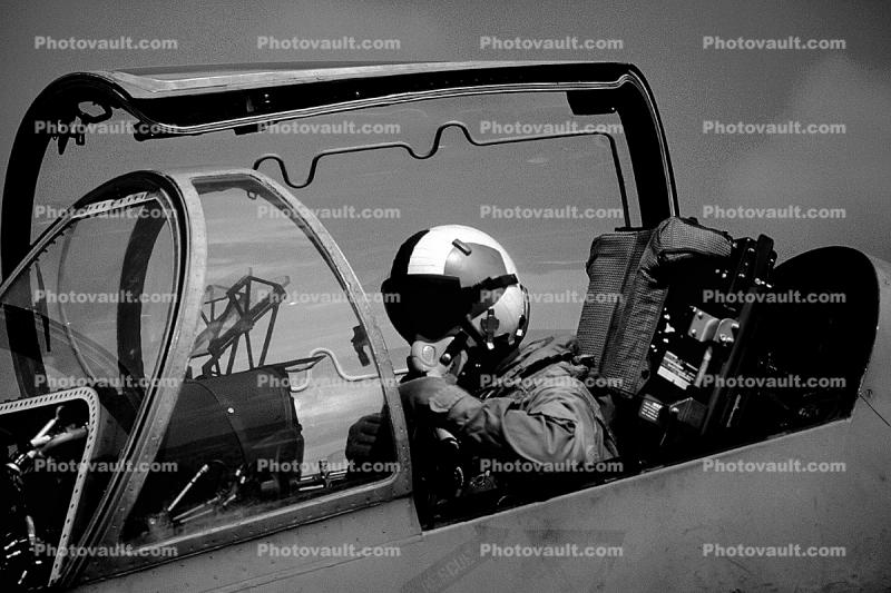 AV-8B Harrier Pilot, Helmet, Canopy