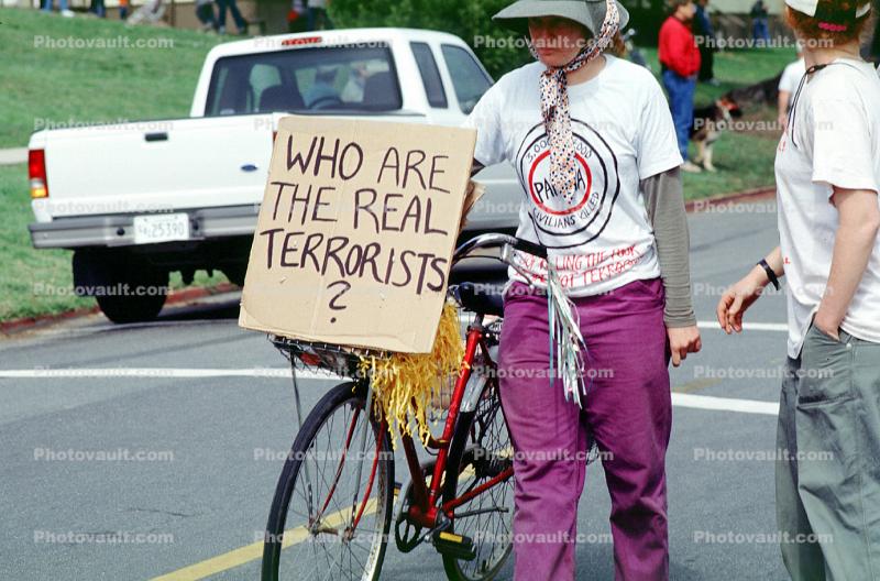 Who are the real terrorists?, Protester, Monterey, Operation Kernel Blitz, urban warfare training